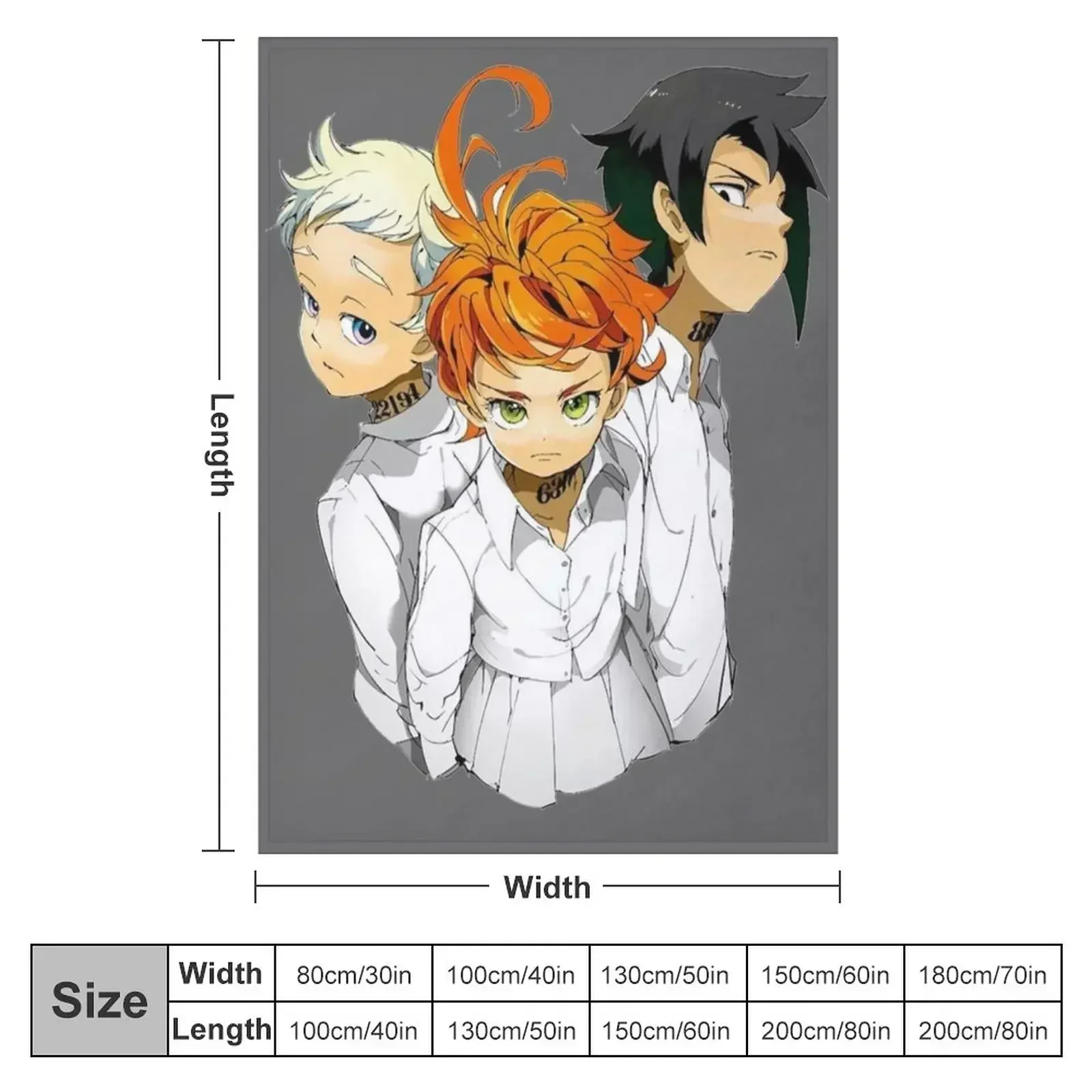 The Promised Neverland Throw B - Anime Cosplay Idea recension och pris