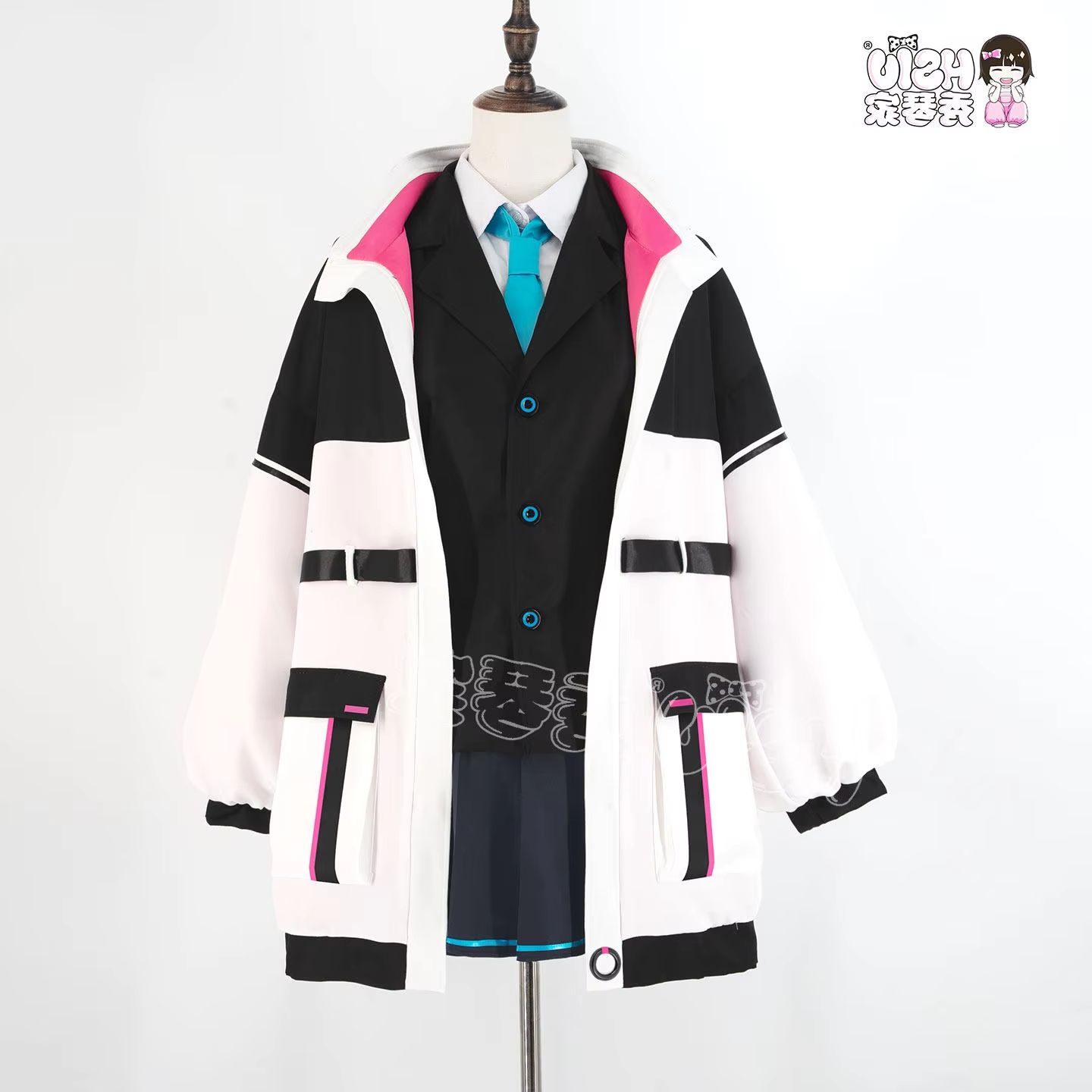 Blue Archive Kei Cosplay Costu - Anime Cosplay Blue Hair recension och pris