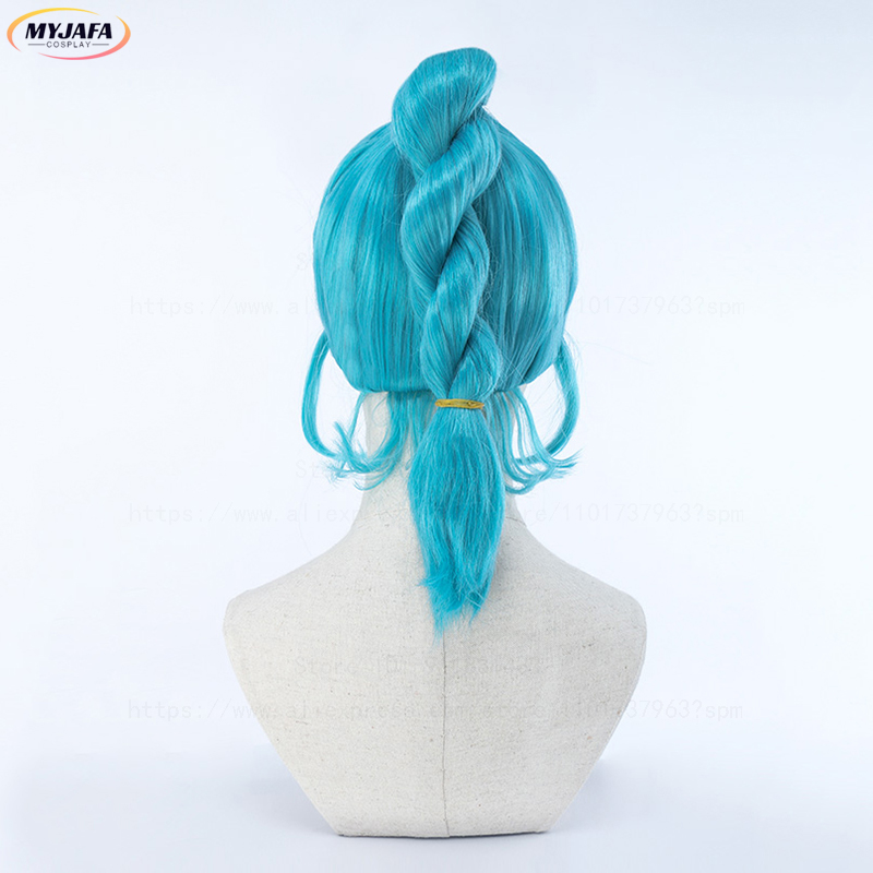 Bulma Cosplay Wig Buruma Wig B - Anime Cosplay Blue Hair recension och pris