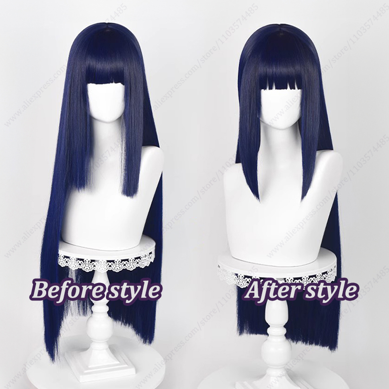 Hinata Hyuga Cosplay Wig Blue  - Anime Cosplay Blue Hair recension och pris